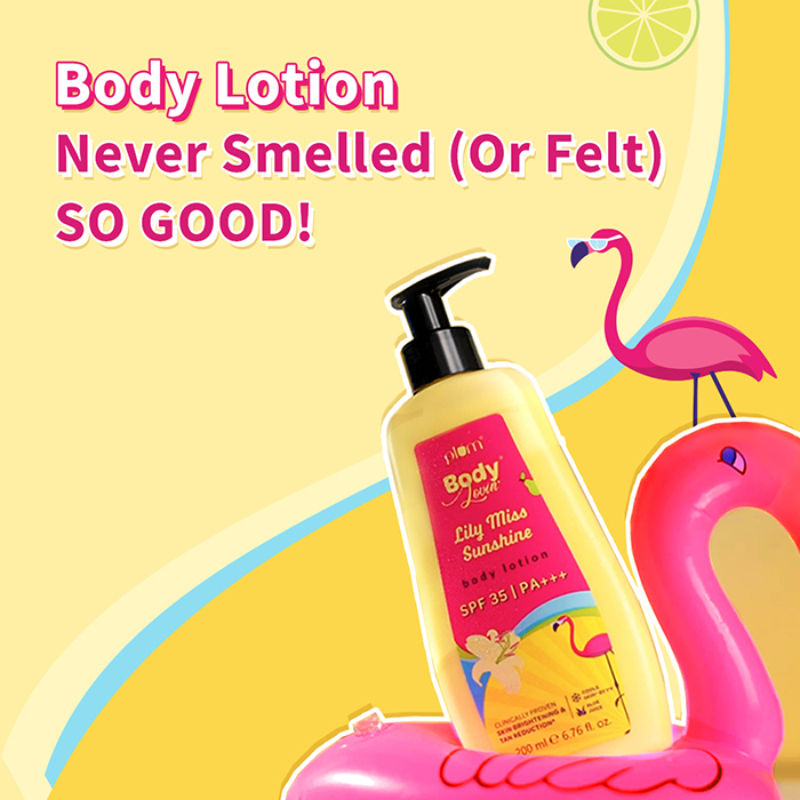 BodyLovin' Lily Miss Sunshine Sunscreen Body Lotion SPF 35 PA+++ For Tan Reduction & Hydration