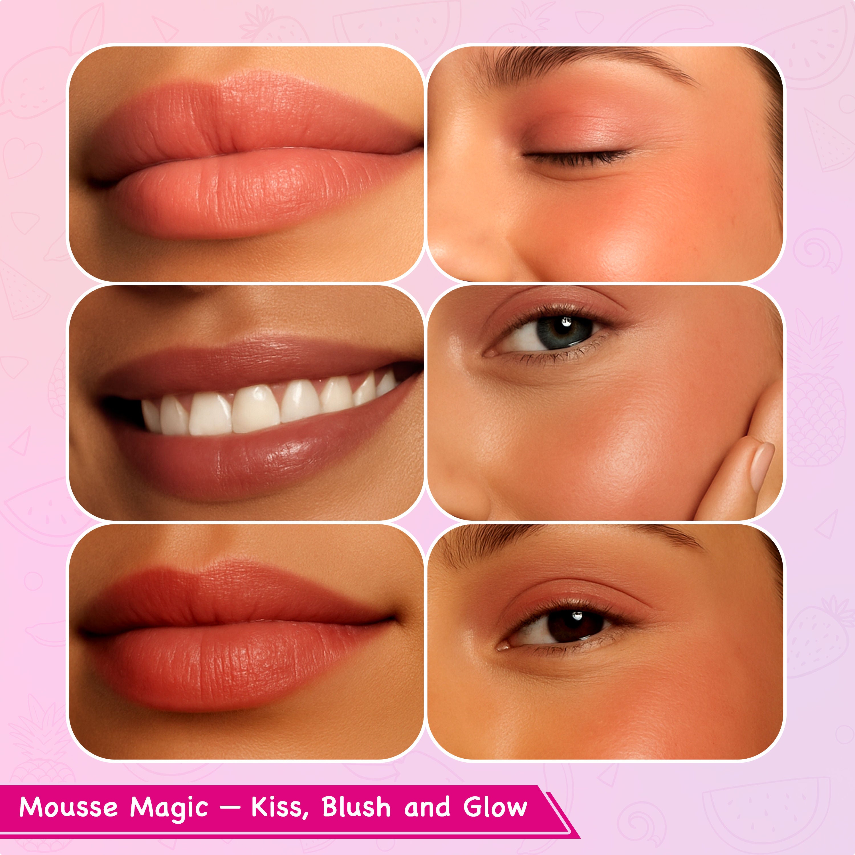 Whip Mousse Tint For Lips, Eyes & Cheeks