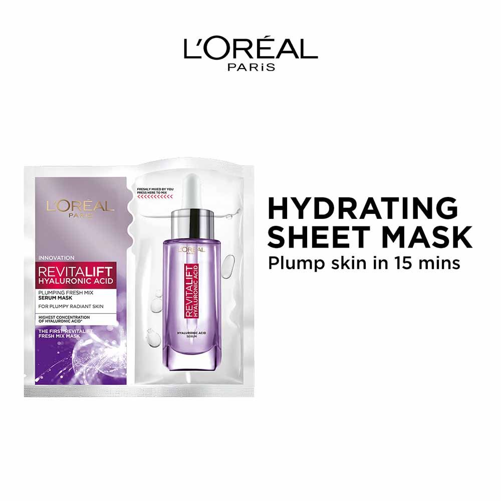 Revitalift Hyaluronic Acid Fresh Mix Serum Hydrating Sheet Mask
