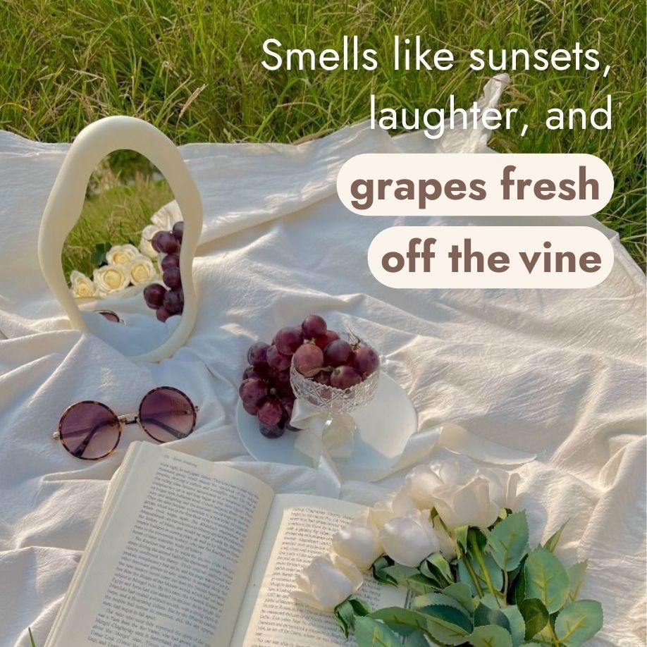 Sparkling Grape Eau De Parfum - Fruity, Floral & Vanilla Daytime Perfume
