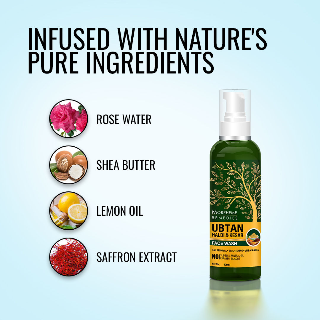 Ubtan Haldi Kesar Face Wash
