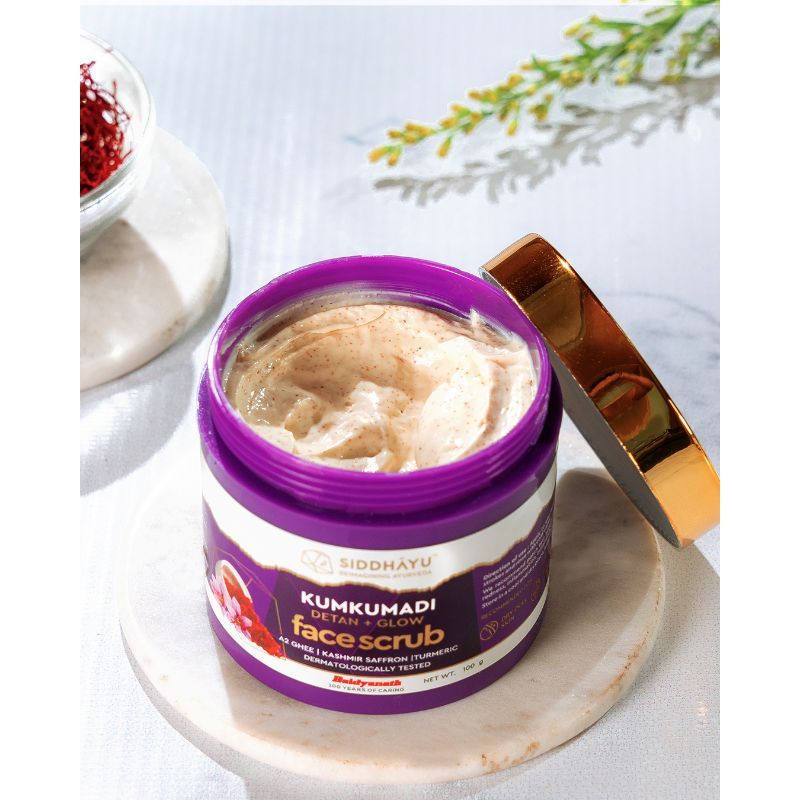 Kumkumadi Detan + Glow Face Scrub