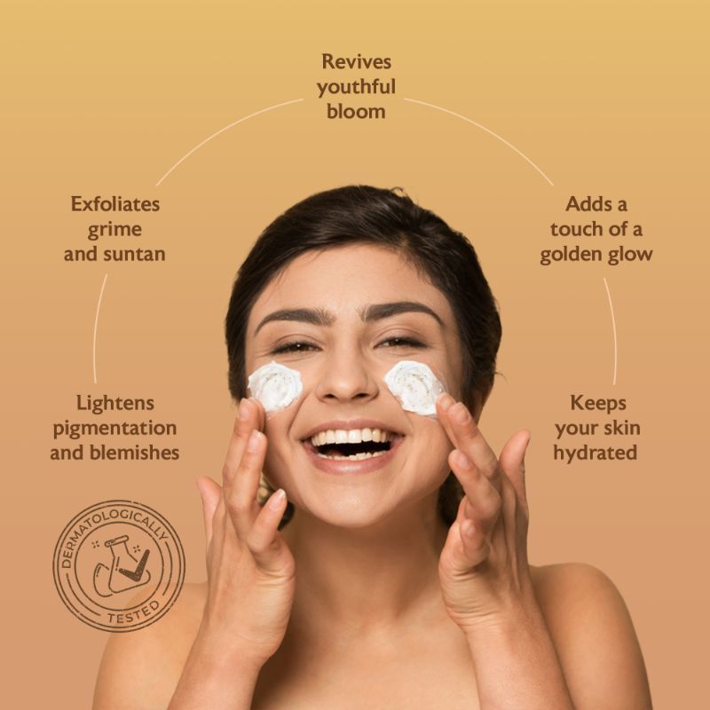 Kumkumadi Detan + Glow Face Scrub