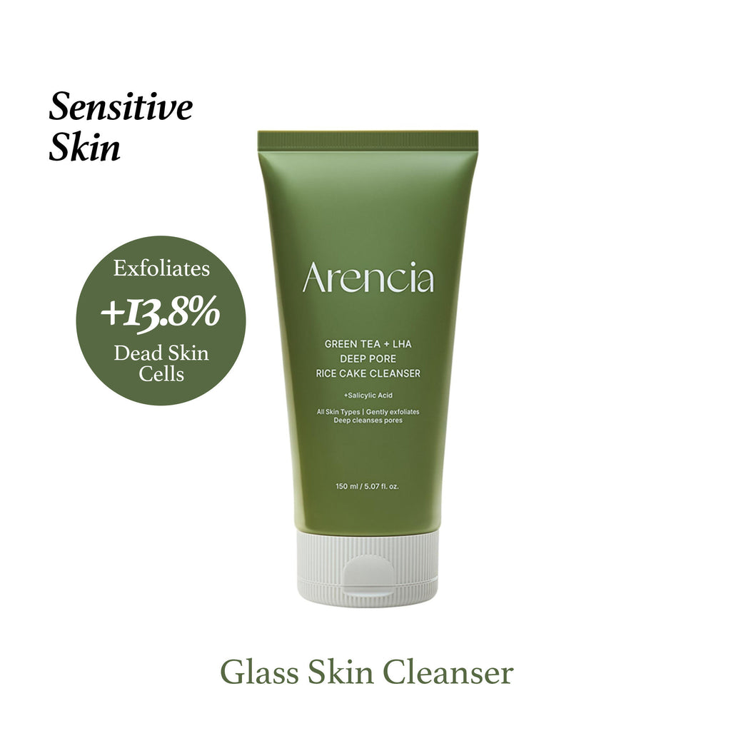 Green Tea + LHA Deep Pore Rice Cake Cleanser