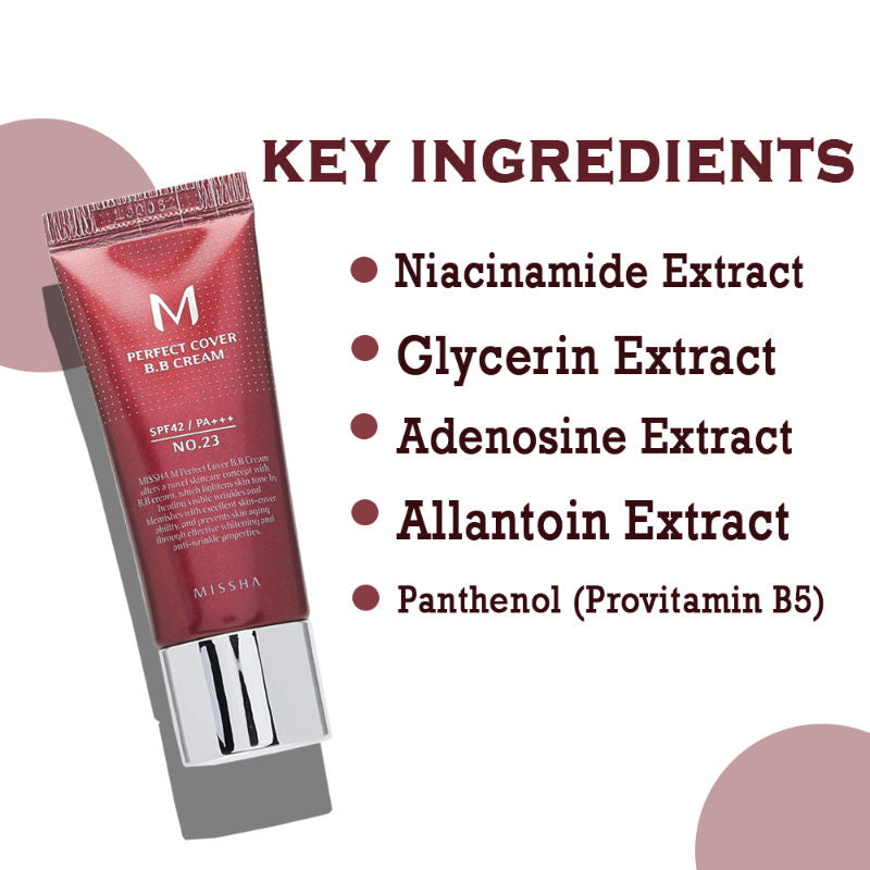 M Perfect Cover BB Cream SPF42/PA+++ [No.23]