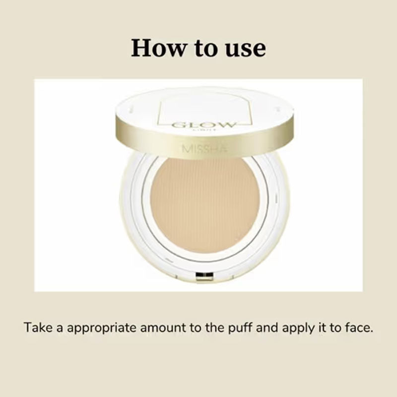 Glow Cushion Light No.21P Fair SPF 37 PA+++
