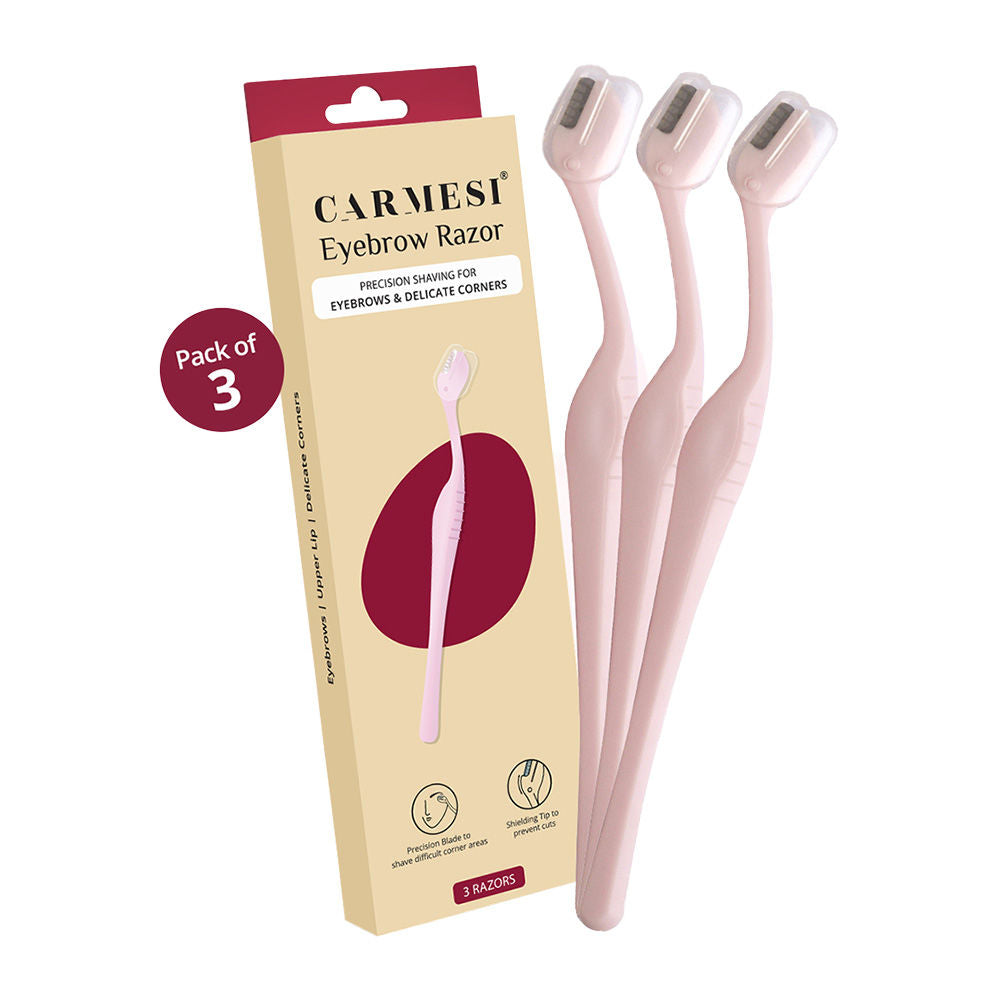 Eyebrow Razor - For Salon-Like Eyebrows - Suitable for Sensitive Areas - 3 units