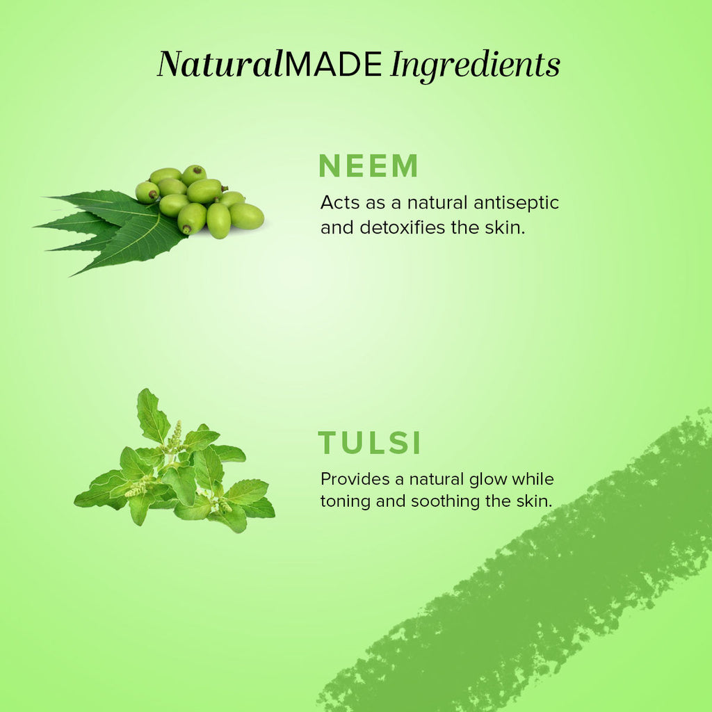 Neem-Tulsi Soap Cleanses, Tones & Moisturises