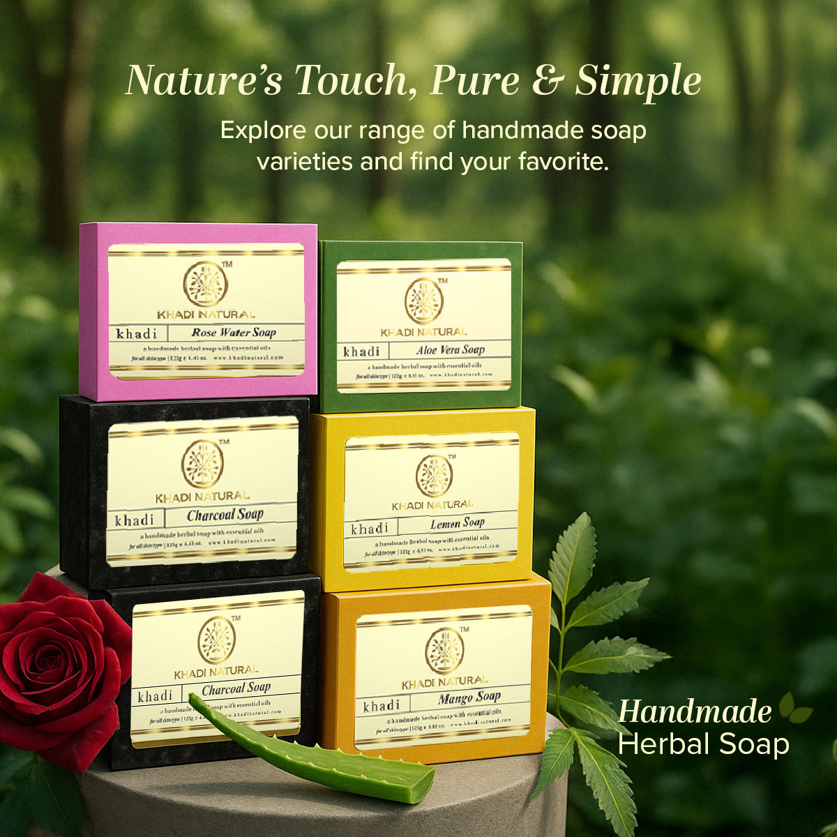Neem-Tulsi Soap Cleanses, Tones & Moisturises