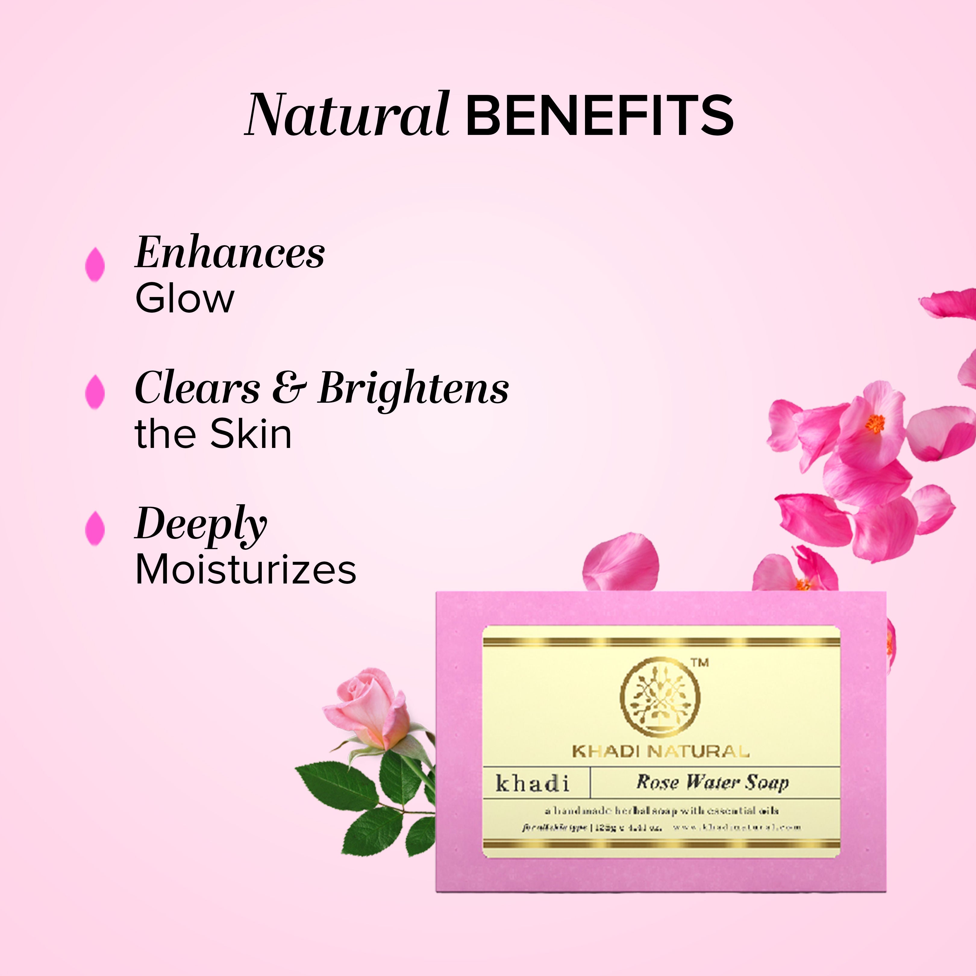 Rosewater Handmade Soap Remove Excess Oil