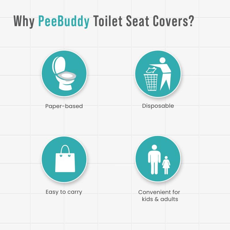 Disposable Toilet Seat Covers, No Direct Contact With Unhygienic Seats, Easy To Dispose