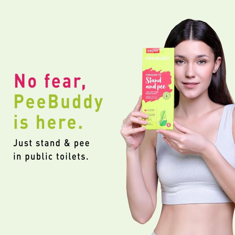 Sirona Peebuddy Disposable Female Urination Device For Women Portable Leakproof Stand And Pee Funnels