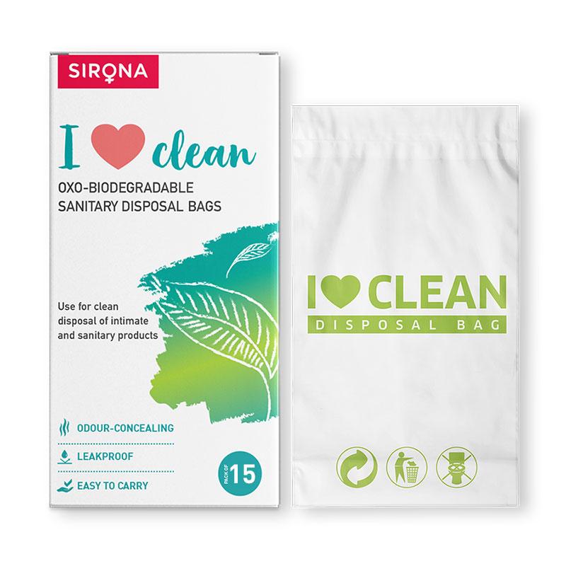 Oxo Biodegradable & Leak-Proof Sanitary Disposal Bags For Discreet Disposal Of Hygiene Waste