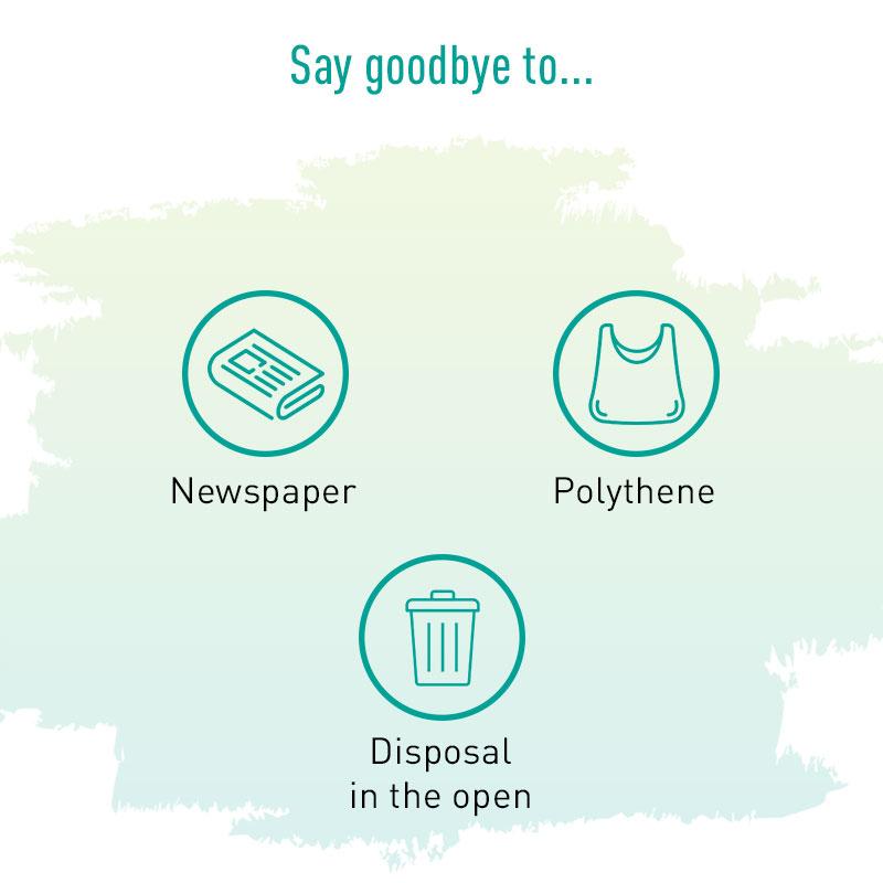 Oxo-Degradable Sanitary Disposal Bags