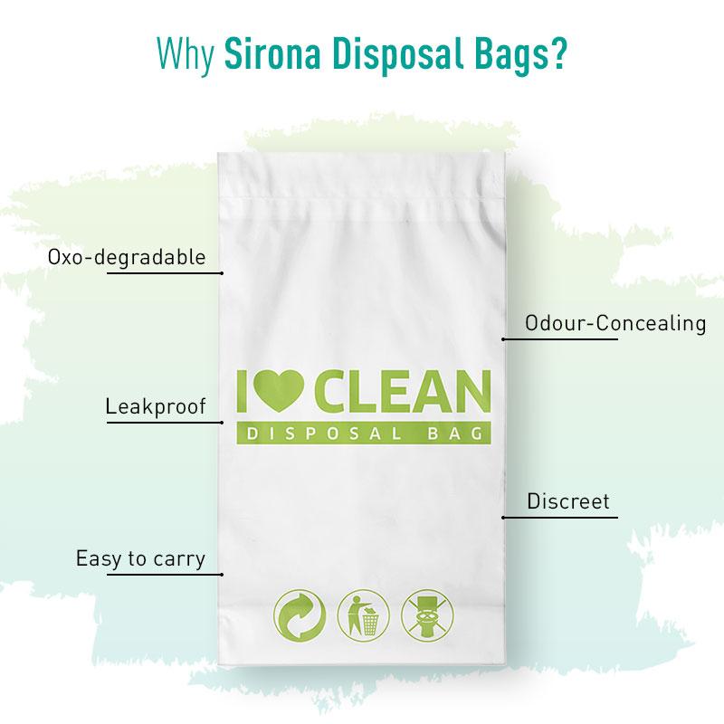 Oxo-Degradable Sanitary Disposal Bags