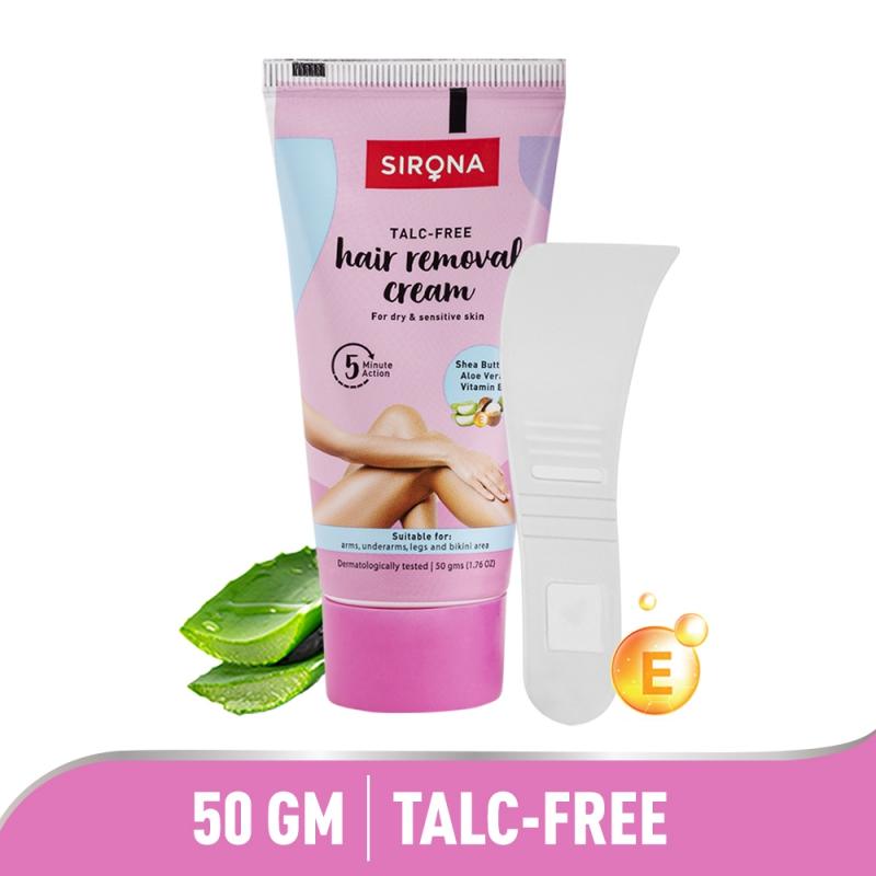 Talc Free Hair Removal Cream For Dry & Sensitive Skin With Aloevera, Vitamin E & Shea Butter