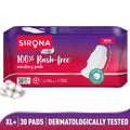 Cottony Soft Rash Free Sanitary Pads For Women 30 Pcs (Xl+) Ultra Thin & Breathable Top Layer