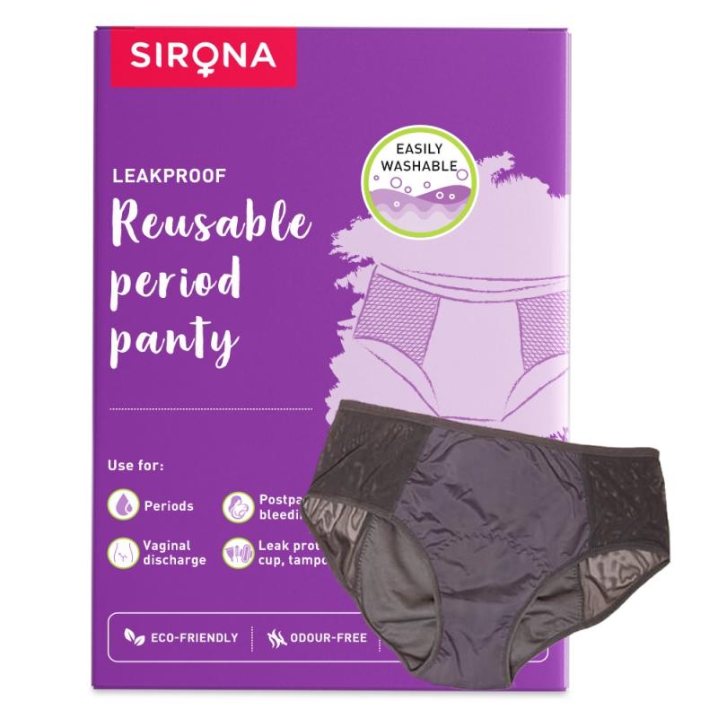 Reusable Period Panties (M), Leak Proof Protection For Periods, Urinary & Vaginal Discharge