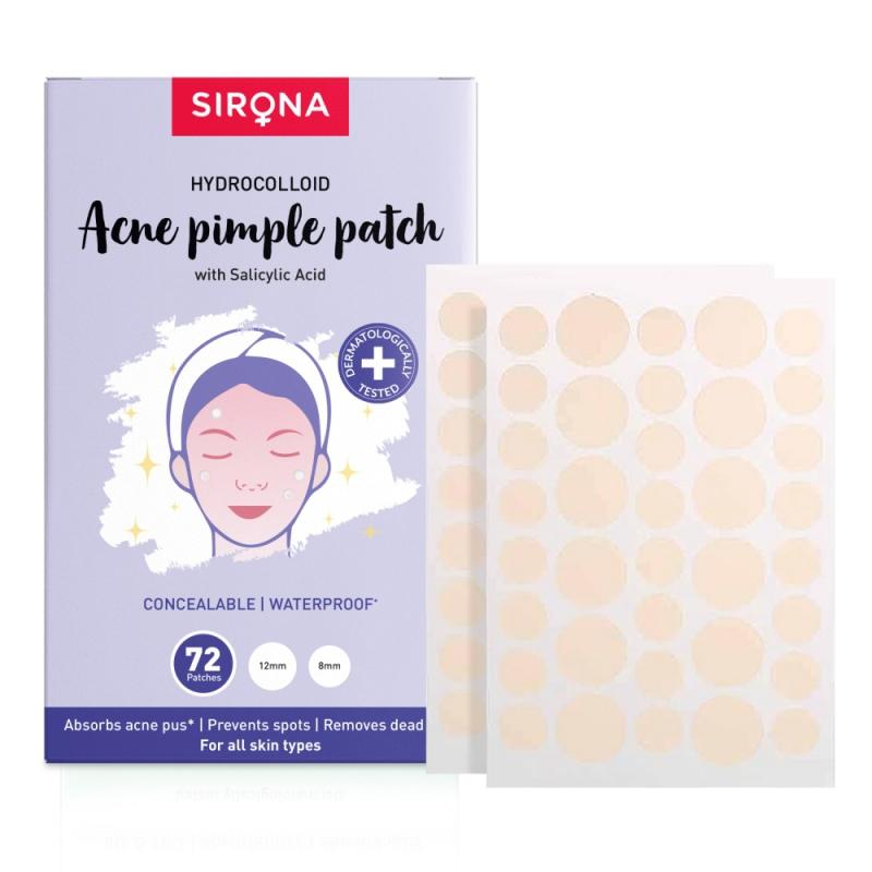 Anti Acne & Pimple Face Patches, 0.5% Salicylic Acid & 100% Hydrocolloid, Acne Spot Corrector