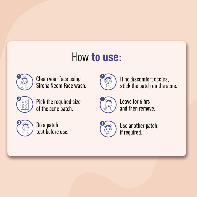 Anti Acne & Pimple Face Patches, 0.5% Salicylic Acid & 100% Hydrocolloid, Acne Spot Corrector