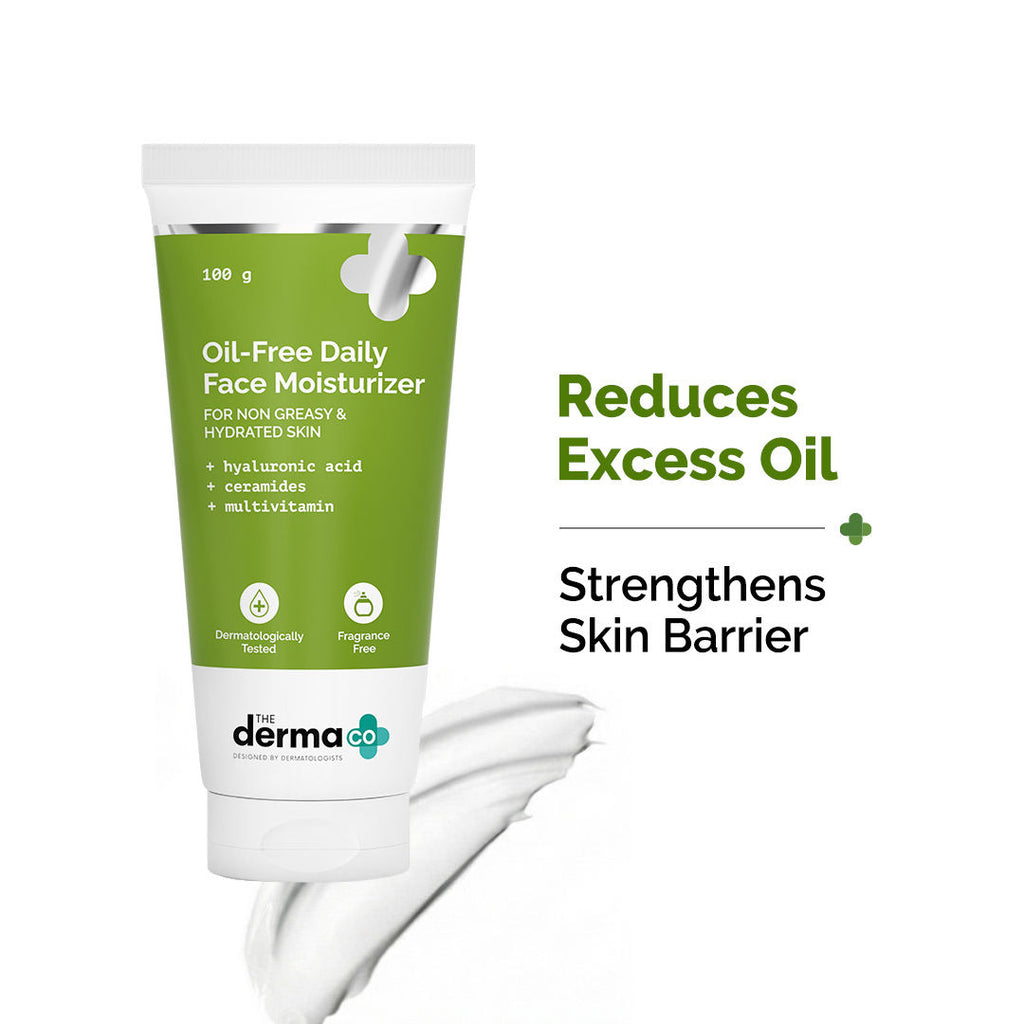 Oil-free Daily Face Moisturizer With Hyaluronic Acid Ceramides For Hydrated Skin