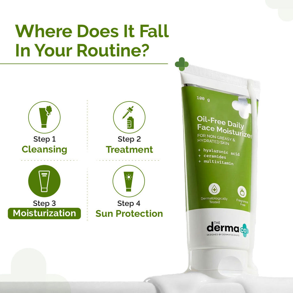 Oil-free Daily Face Moisturizer With Hyaluronic Acid Ceramides For Hydrated Skin