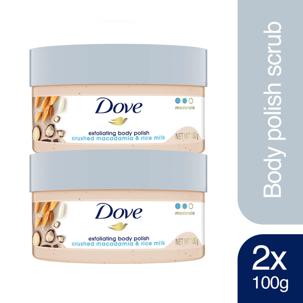 Exfoliating Body Polish - Crushed Macadamia & Rice Milk - 200g