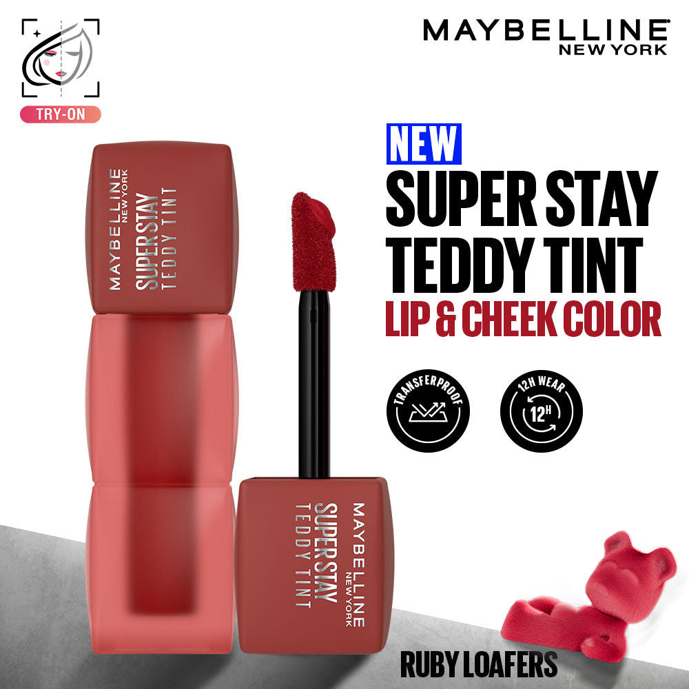 Superstay Teddy Tint - Lip And Cheek Color - Ruby Loafers