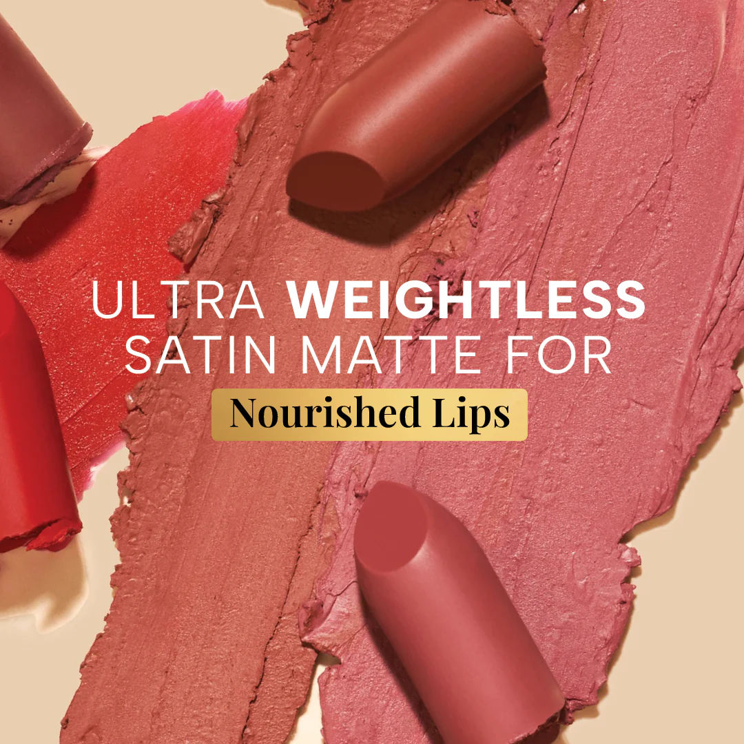 Lumiere Satin Matte Lipstick - Pink Cashmere - Pink Lipstick