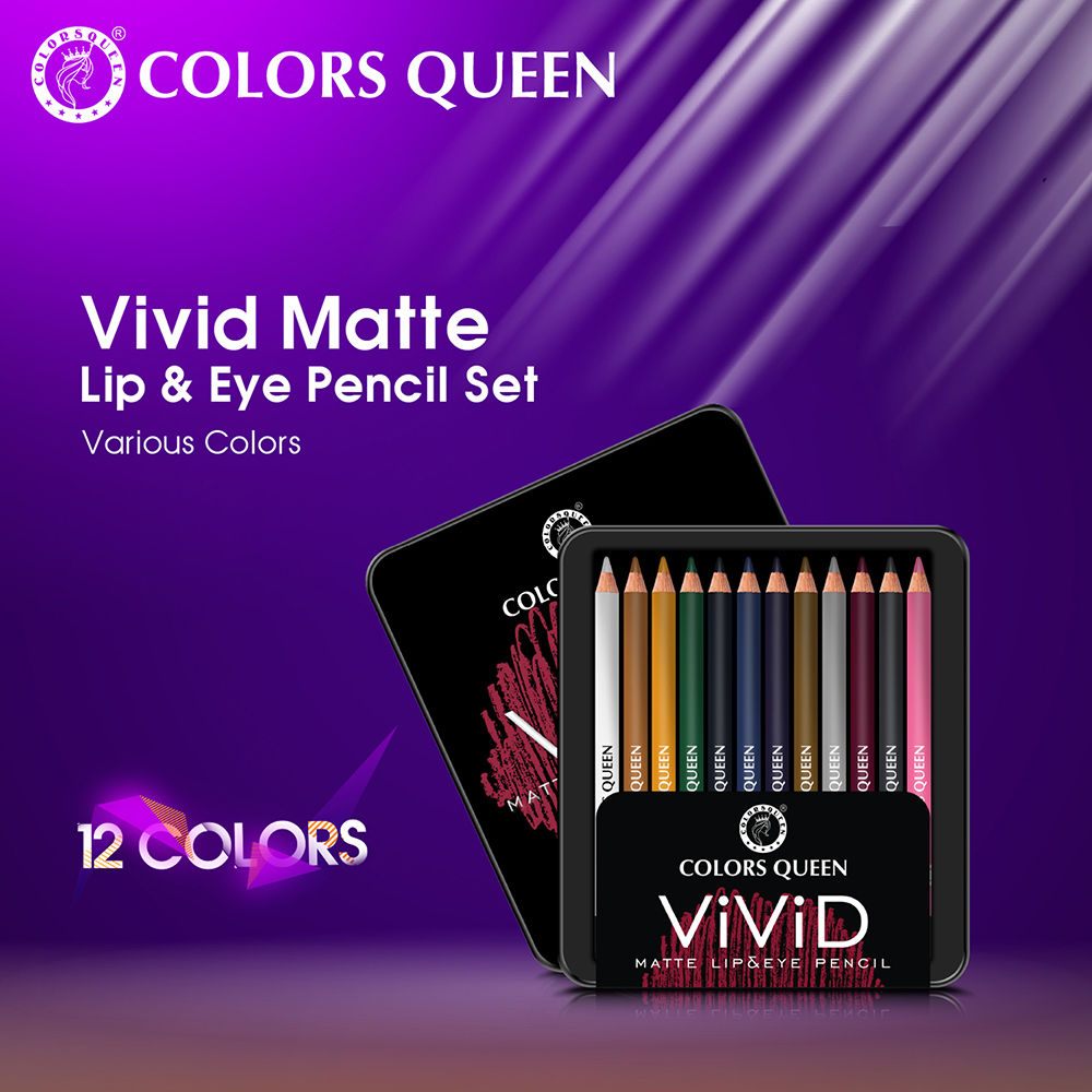 Vivid Matte 12 Lip & Eyeliner Pencil
