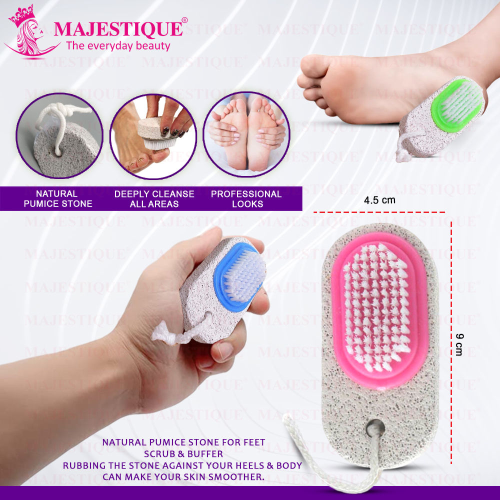Foot Scraper And Pumice Stone Pedicure Set - Color May Vary