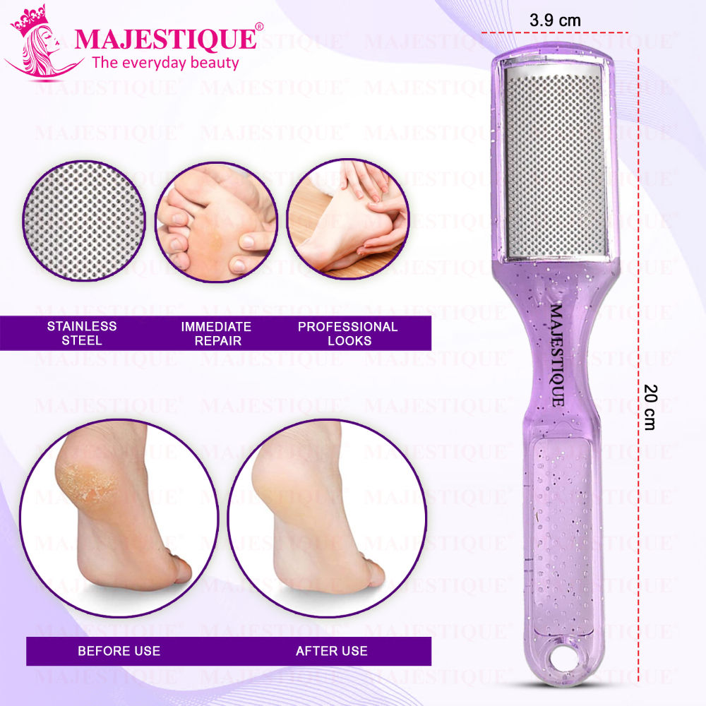 Glass Foot Scrubber And Foot Scraper - Color May Vary