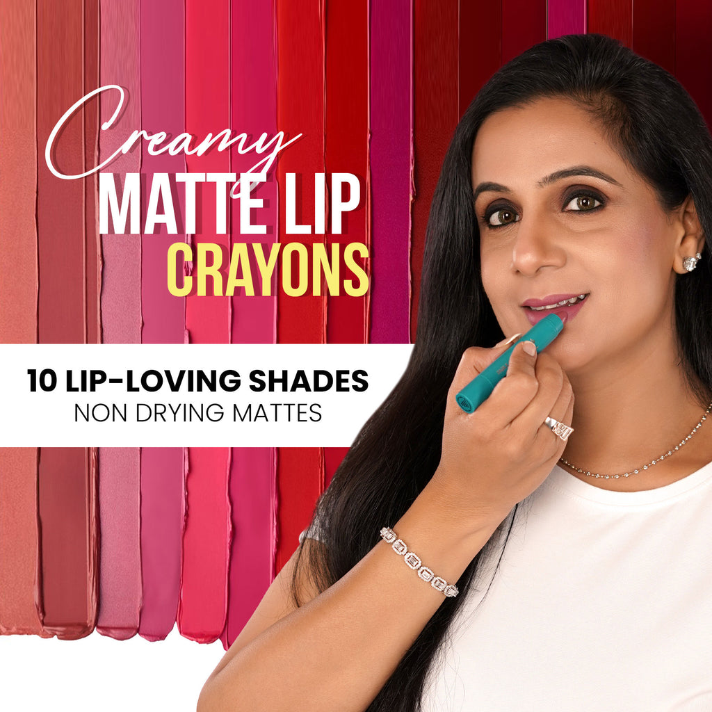 Crayon Lipstick, Comfort Matte for Indian Skintone