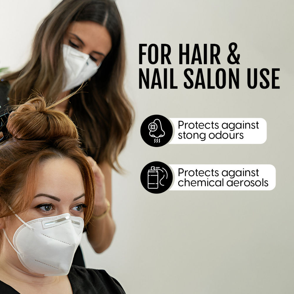 N95 Face Masks Reusable 6-Layer Anti Pollution Dust Smog Protection Hair Nail Salon Use