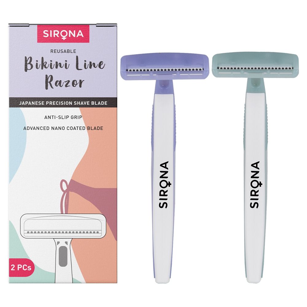 Reusable Bikini Line Razors For Women, Japanese Precision Shave For Irritation Free Shaving