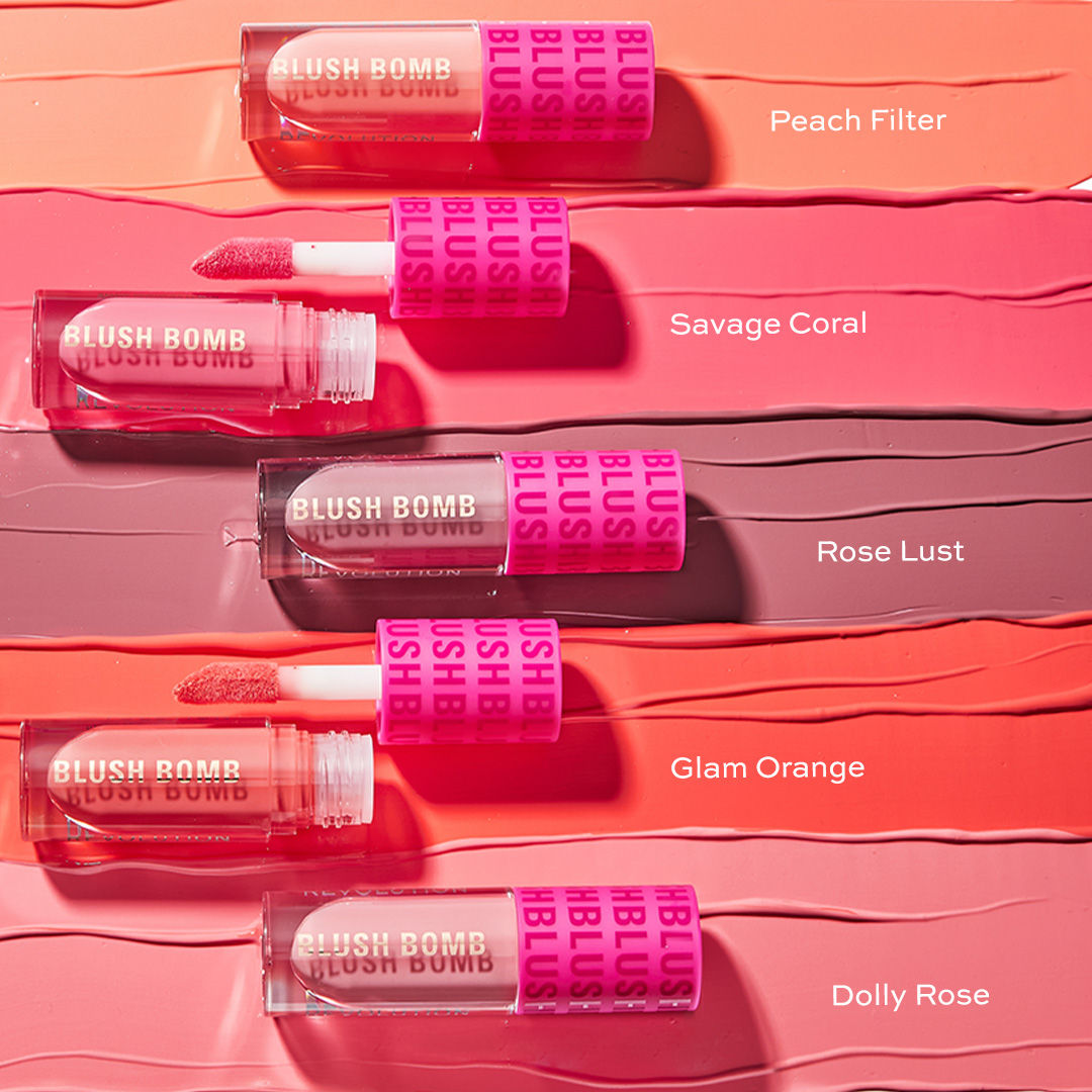 Bomb Cream Blusher-Lightweight Creamy Formula-Enriched With Vitamin E