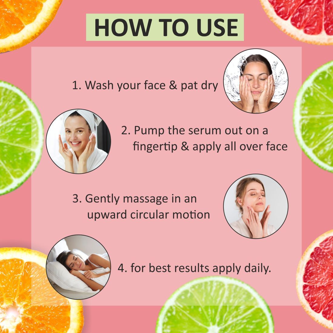 Plant Based Vitamin C Face Serum For Brightens Skin, Reduces Dark Spots & Hydrates