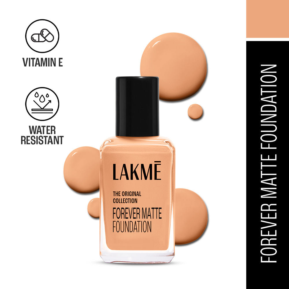 Forever Matte Foundation For Superior Coverage, Vit E, Lightweight & Water-Resist - Shell