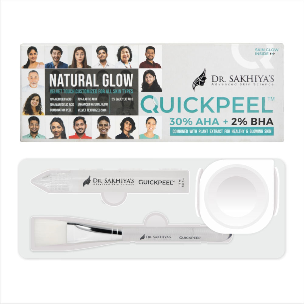 AHA 30% + BHA 2% Peeling Solution Home-Based Quick Peel for Hydrating & Glowing Skin