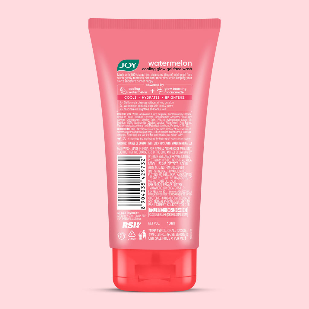 Watermelon Cooling Glow Gel Face Wash