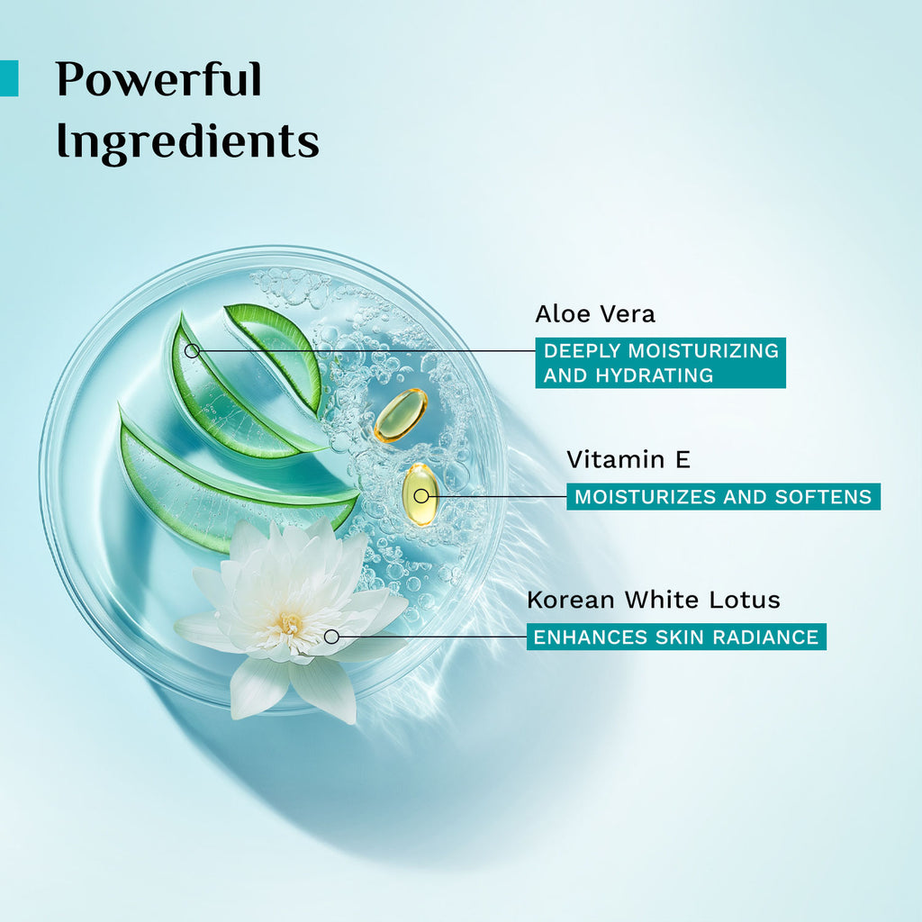 Aloe Vera Gel With Vitamin E For Glowing Skin & Hair