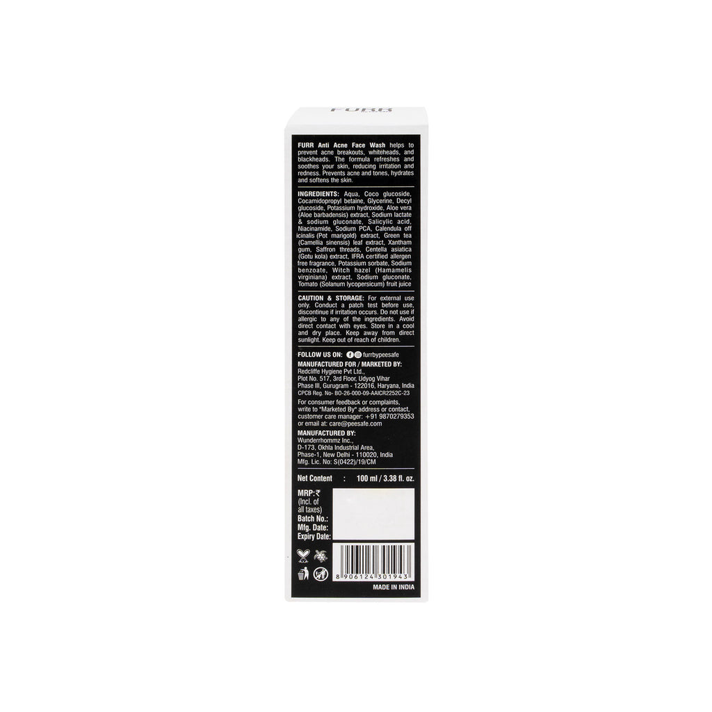 2% Salicylic Acid & Green Tea Anti Acne Face Wash