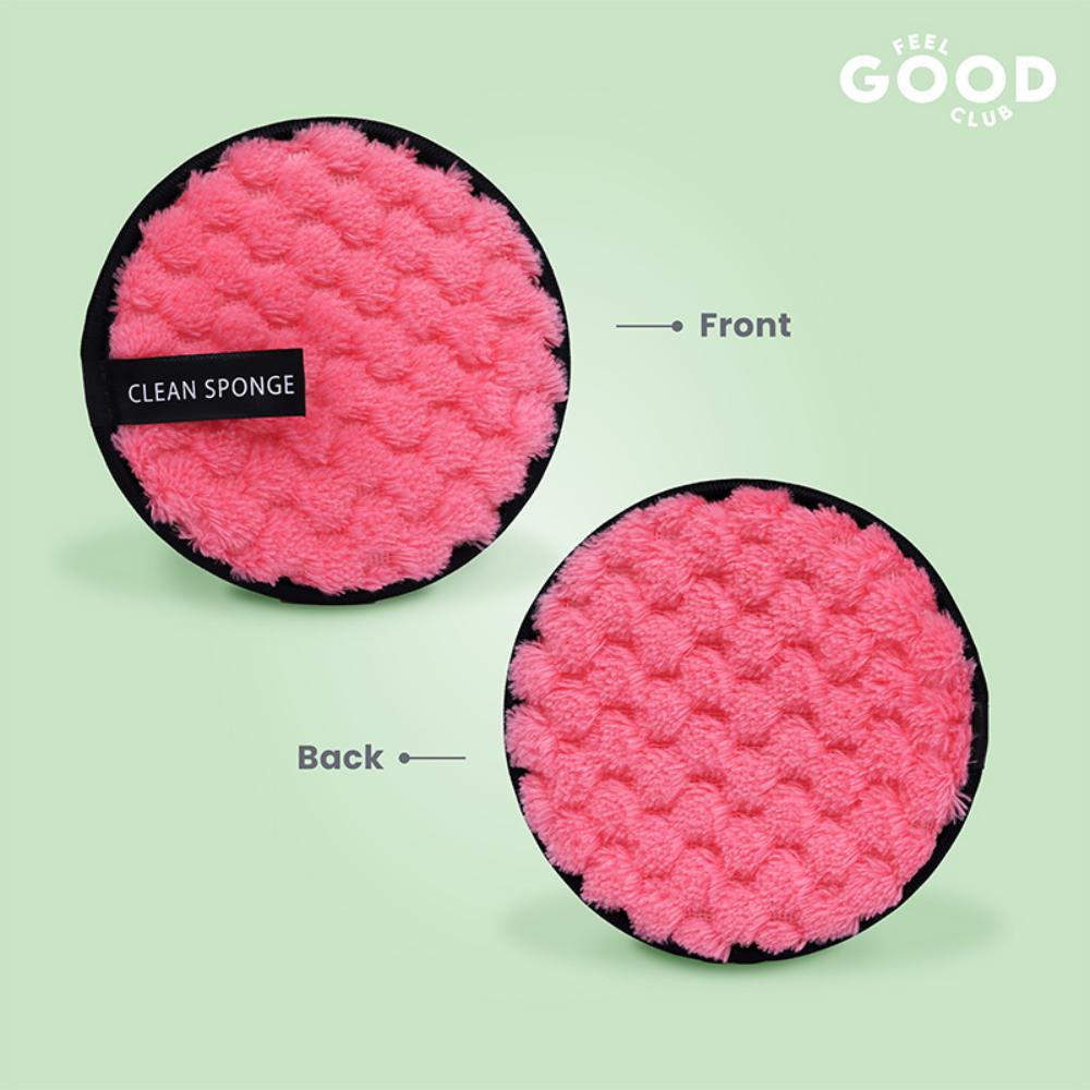 Makeup Remover Pad - Reusable Soft & Gentle Puff For Face Skin Cleansing (1 Pc)