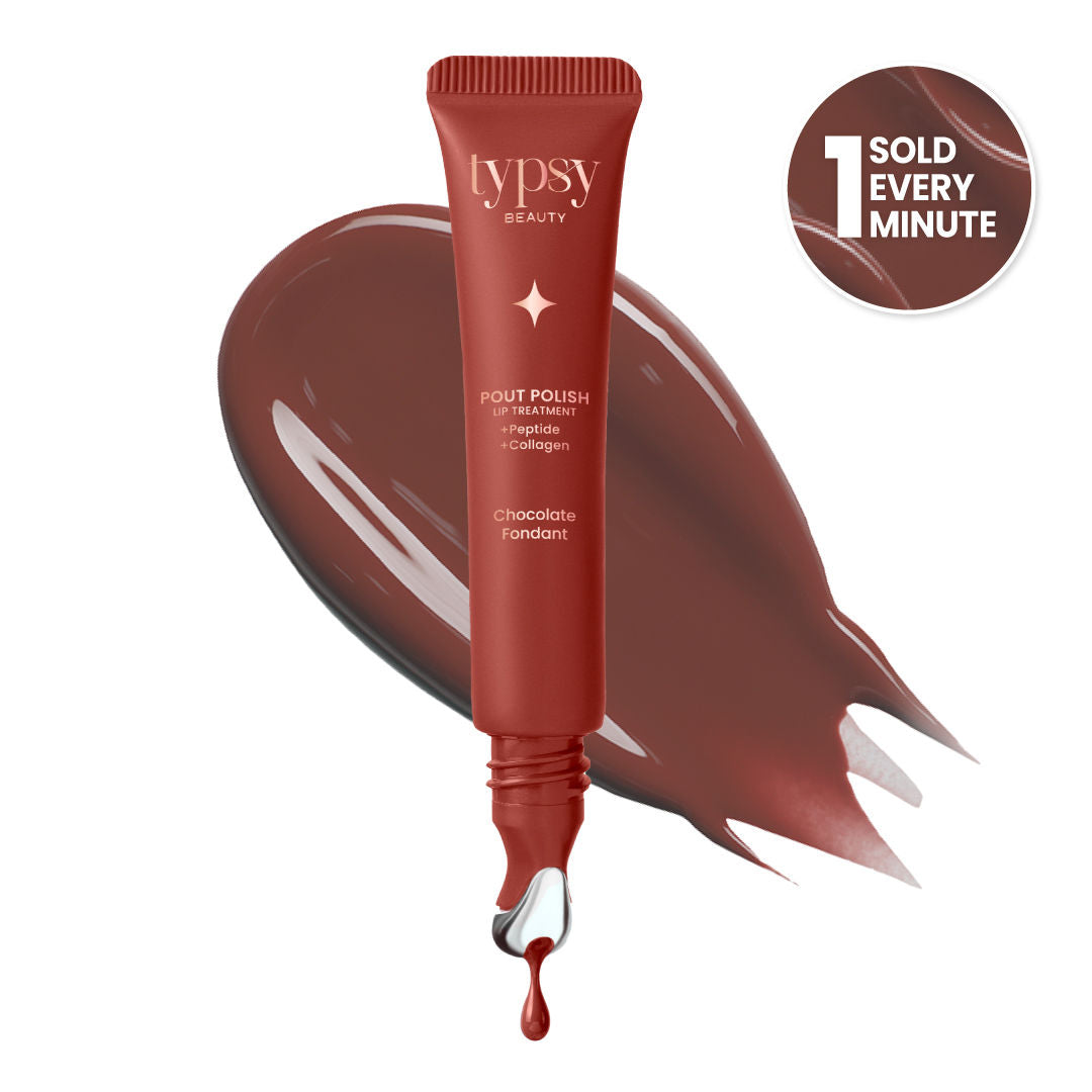 Glaze Pout Polish Peptide Lip Treatment Balm - 05 Chocolate Fondant