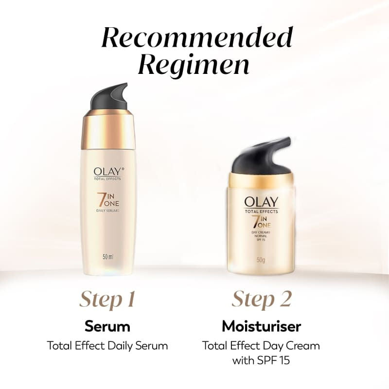 Total Effects Day Cream With Spf 15, Fights 7 Signs Of Ageing With Niacinamide