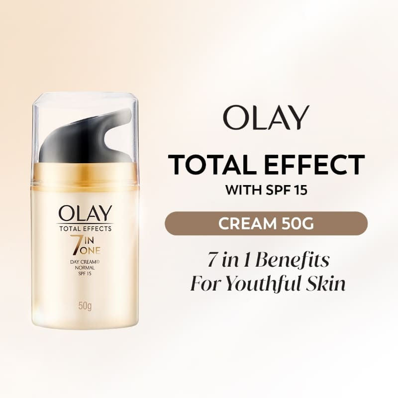 Total Effects Day Cream With Spf 15, Fights 7 Signs Of Ageing With Niacinamide