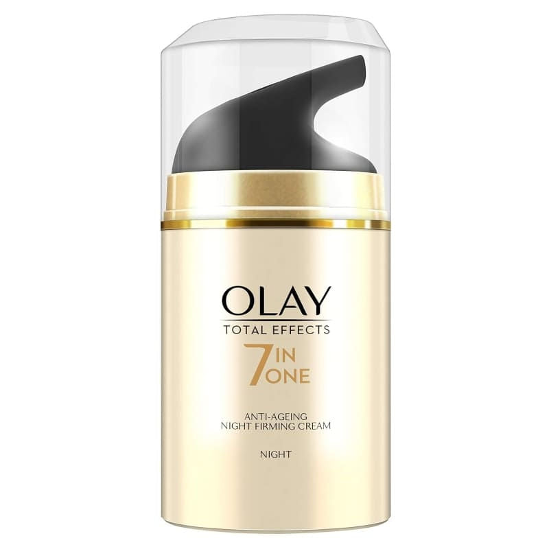 Total Effects Night Cream, Fights 7 Signs Of Ageing With Niacinamide And Green Tea Extracts