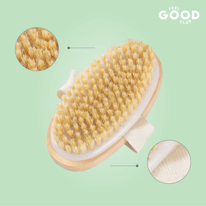 Exfoliating Dry Body Scrubbing Brush For Lymphatic Drainage & Cellulite Management
