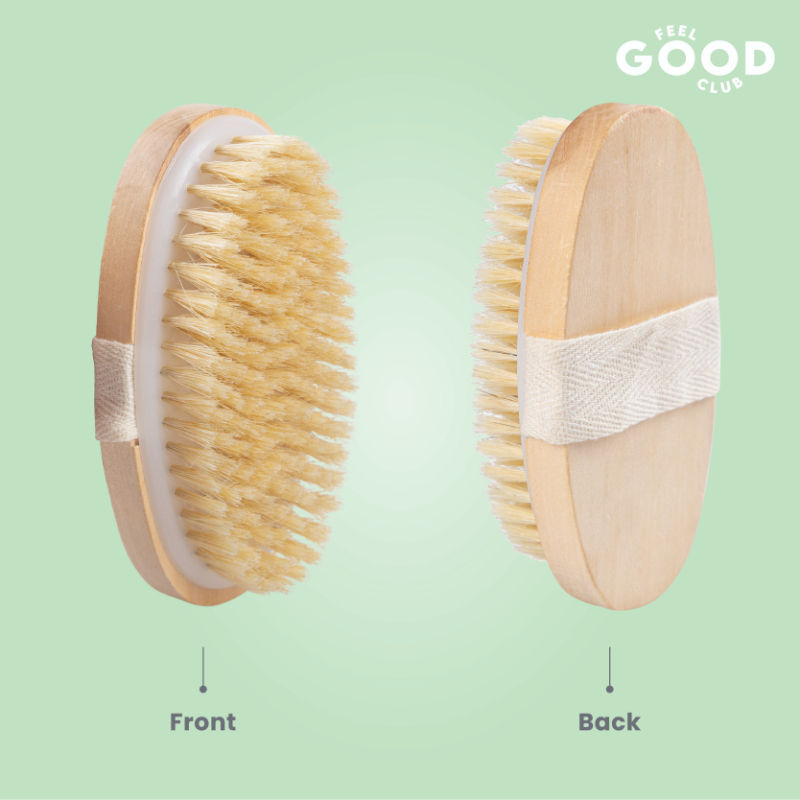 Exfoliating Dry Body Scrubbing Brush For Lymphatic Drainage & Cellulite Management