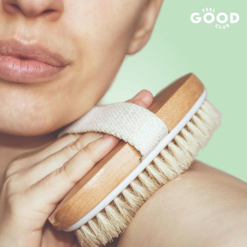 Exfoliating Dry Body Scrubbing Brush For Lymphatic Drainage & Cellulite Management
